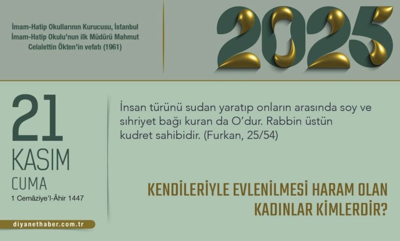 Evlenilmesi Haram Olan Kadınlar Hakkında Bilgiler