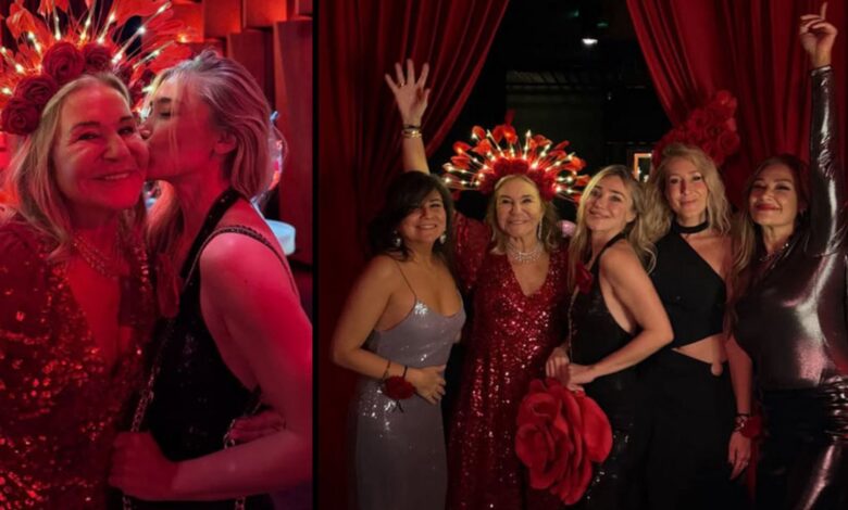 Ayşegül Dinçkök 70. yaşını dostlarıyla kutladı