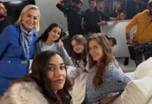 Güller ve Günahlar dizisinin set arkasında neşeli anlar