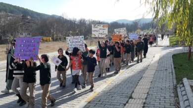 Bolu’da Öğrenciler Erozyon Farkındalığı İçin Yürüdü