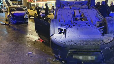 Küçükçekmece’de E5 Yan Yolda Zincirleme Kaza: Çok Sayıda