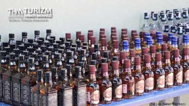Marmaris’te otel depolarında kaçak içki ele geçirildi